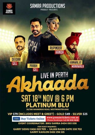 AKHAADA 2017 - Live in Perth