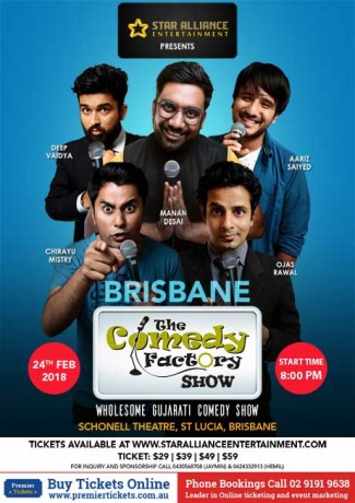 Gujarati Comedy Factory Show in Brisbane