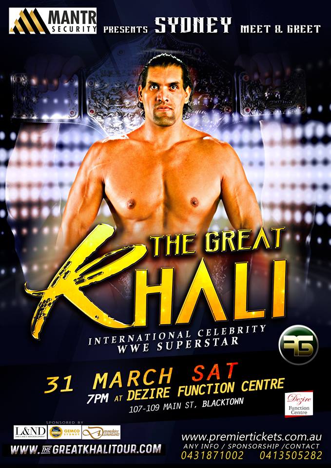 The Great Khali Meet & Greet - Sydney