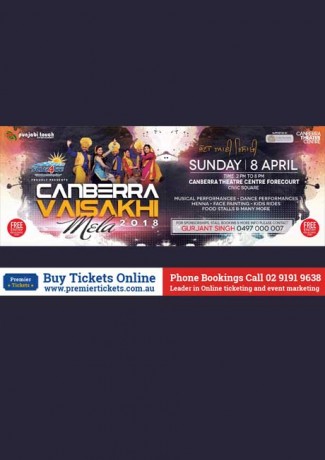 Canberra Vaisakhi Mela 2018 -  FREE Registration