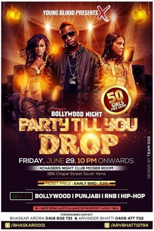 Bollywood Night Party till You Drop