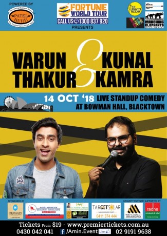 Stand Up Comedy by Varun Thakur & Kunal Kamra Live in Sydney