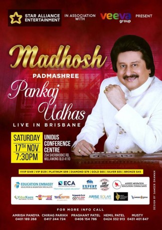 Pankaj Udhas Live in Brisbane