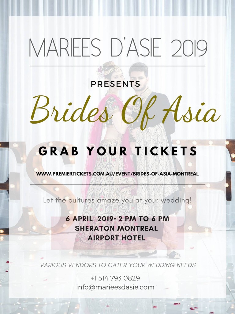 BRIDES OF ASIA – MONTREAL Canada