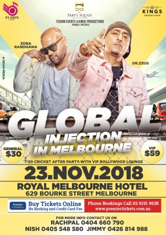 Global Injection in Melbourne