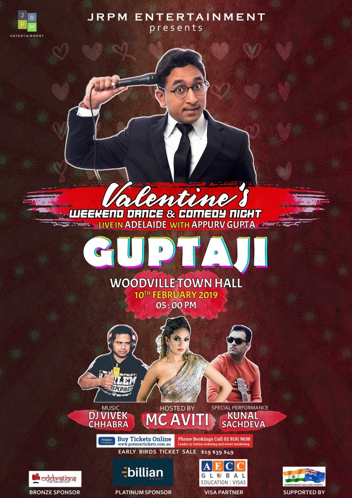 Pyar Ek Dokha Hai - Standup Comedy by Appurv Gupta ‘Guptaji’ in Adelaide