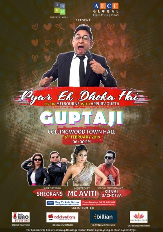Pyar Ek Dokha Hai - Standup Comedy by Appurv Gupta 'Guptaji' in Melbourne