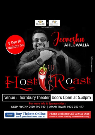 Host to Roast with Jeeveshu Ahluwalia - Melbourne