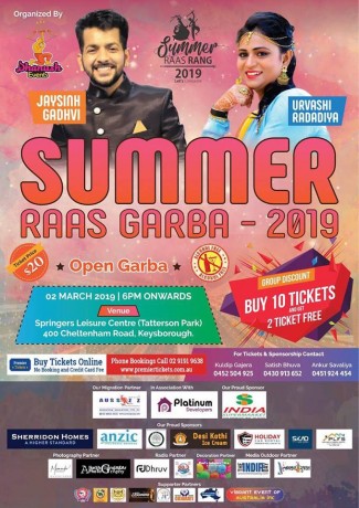 Summer Raas Garba in Melbourne