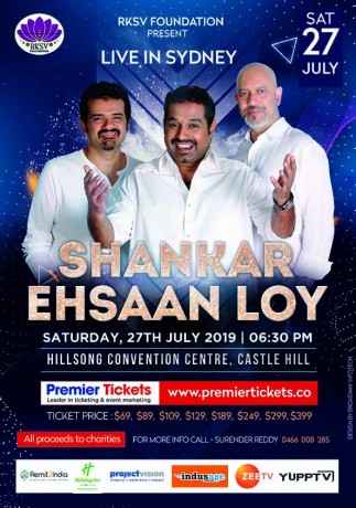 Shankar-Ehsaan-Loy Live in Sydney