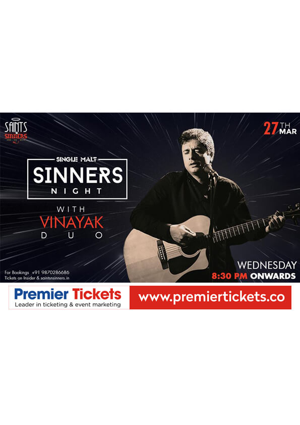 Single Malt Sinners Night with Vinayak Duo