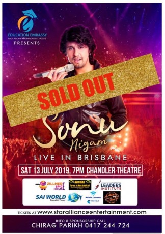 Sonu Nigam Live In Concert Brisbane 2019