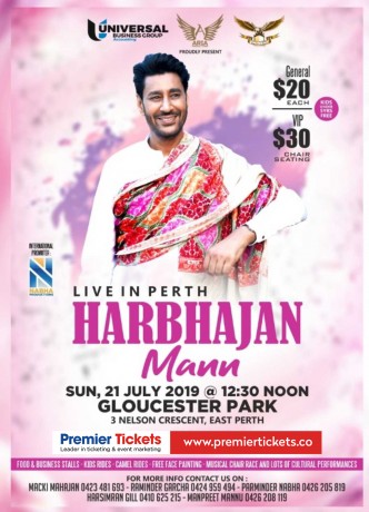Harbhajan Mann Live in Perth