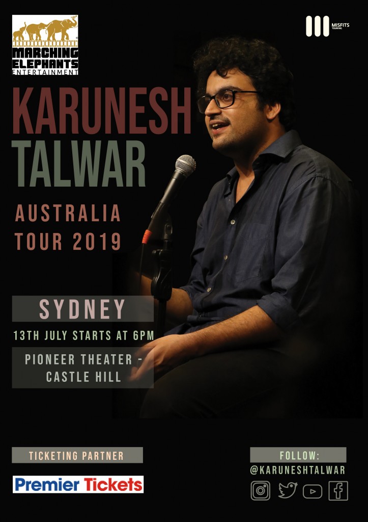 Standup Comedy by Karunesh Talwar – Sydney