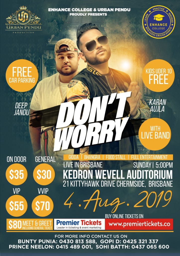 Don’t Worry Brisbane 2019