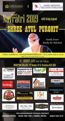 Navratri Dandiya with Atul Purohit in Brisbane 2019