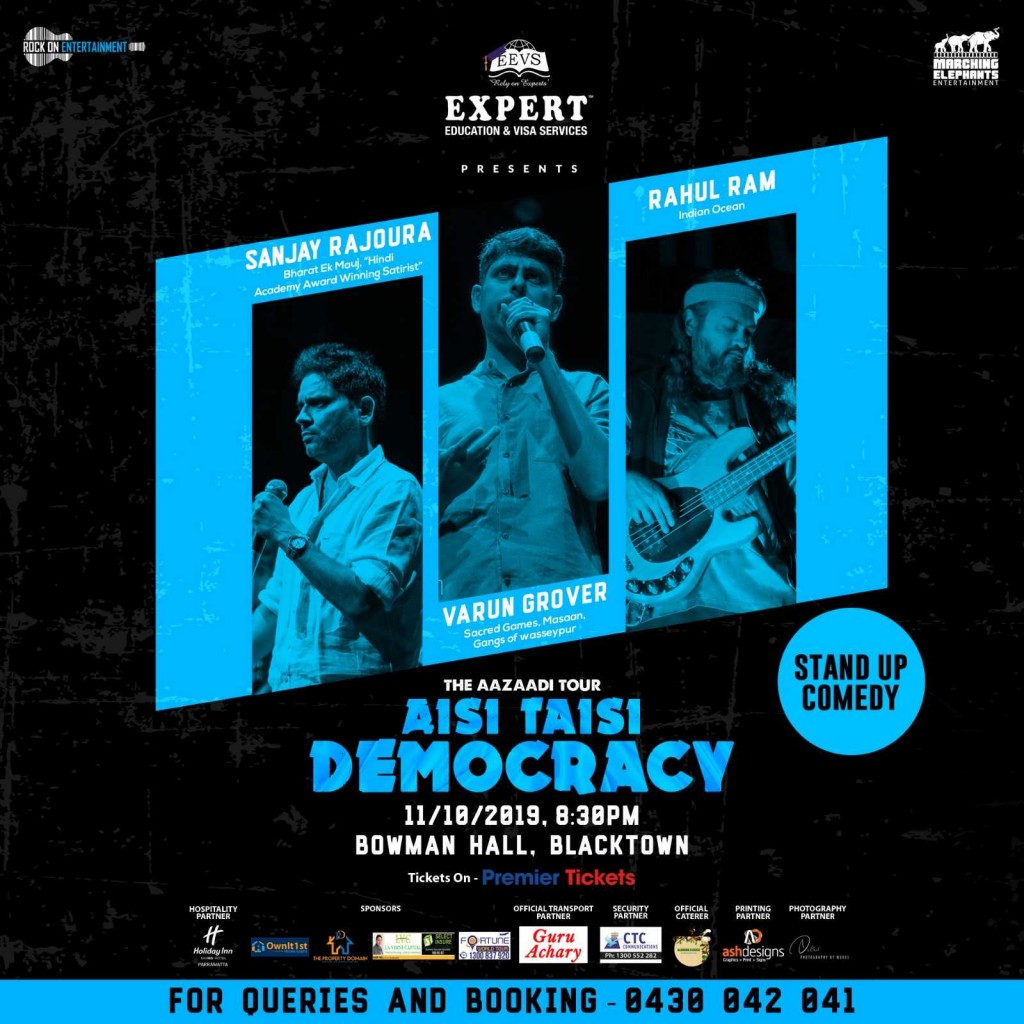 Aisi Taisi Democracy – The Aazaadi Tour Sydney