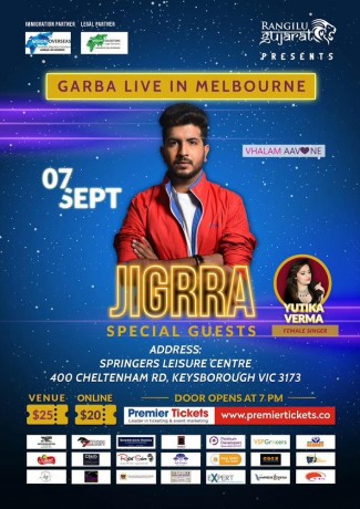 Garba Night with Jigardan Gadhavi Live in Melbourne