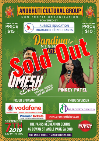 Dandiya Night 2019 With Umesh Barot In Adelaide