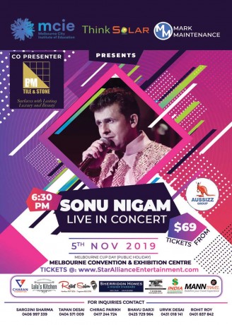 Sonu Nigam Live In Concert Melbourne 2019