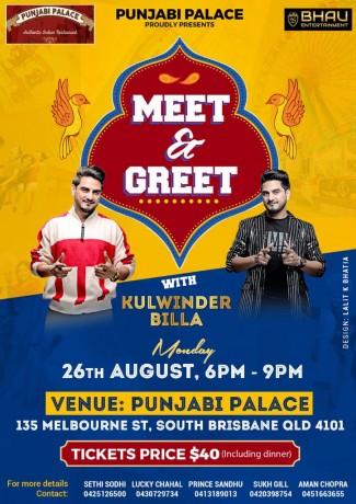 Meet & Greet with Kulwinder Billa