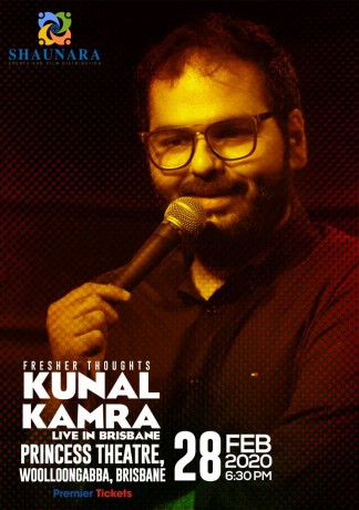 Fresher Thoughts by Kunal Kamra in Brisbane
