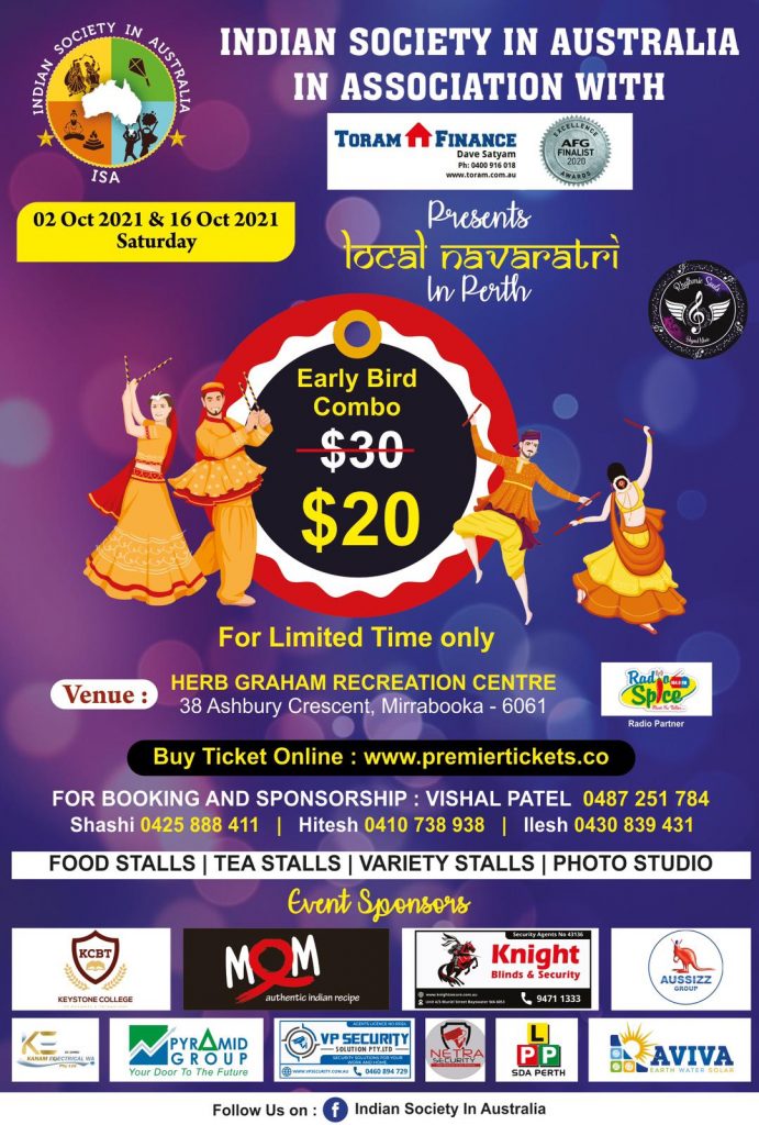 Local Navaratri 2021 in Perth