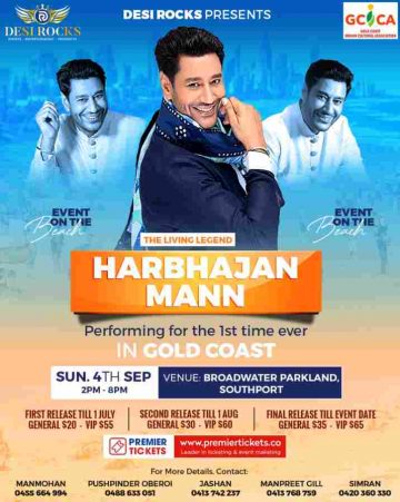 Harbhajan Mann Live in Concert 2022 in Gold Coast