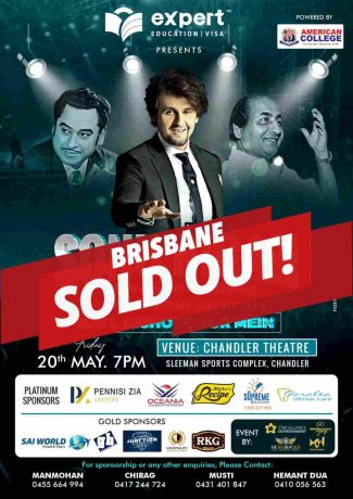 Rafi Kishore aur Main by Sonu Nigam Live in Concert with Symphony Orchestra - Brisbane