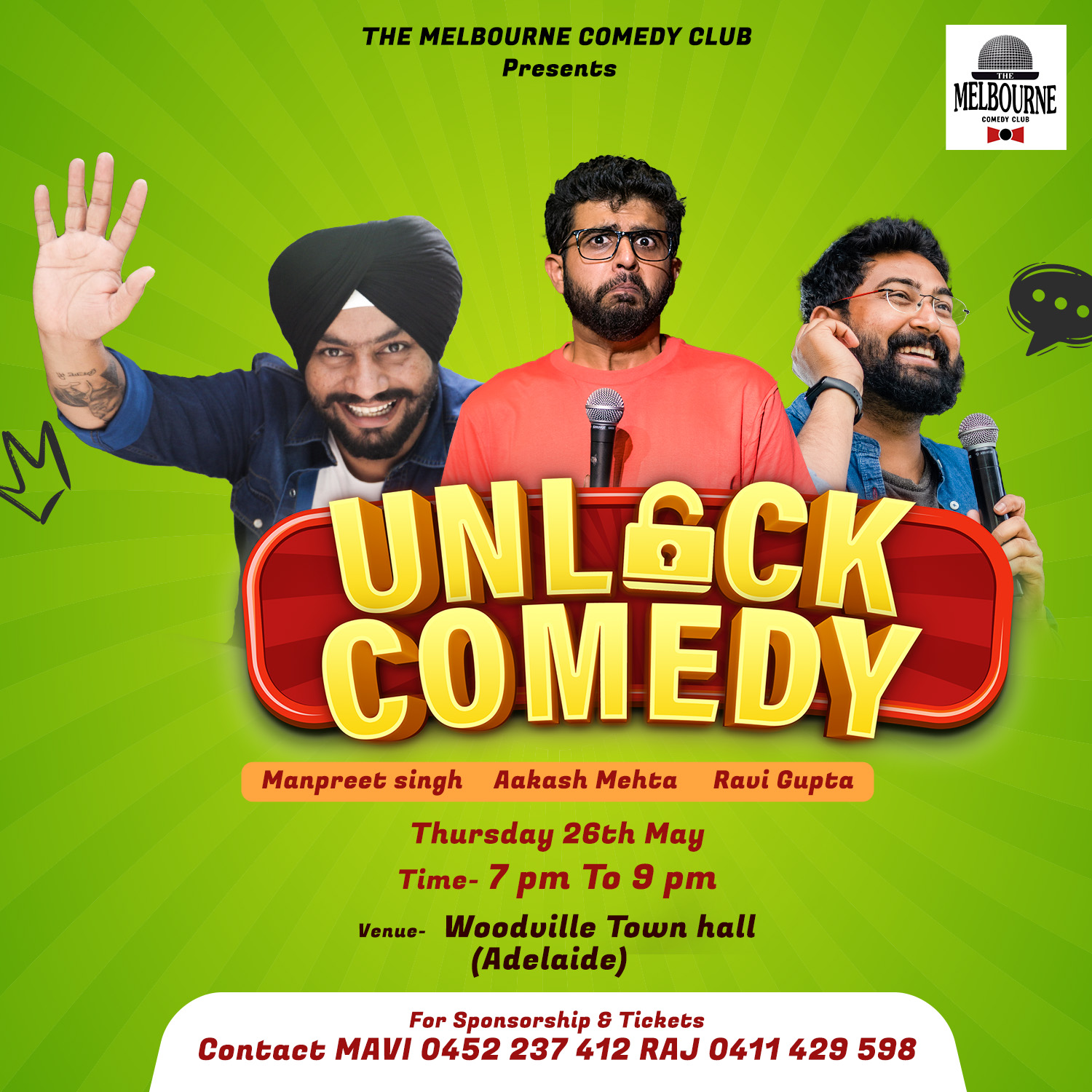 Unlock Comedy 2022 - Adelaide