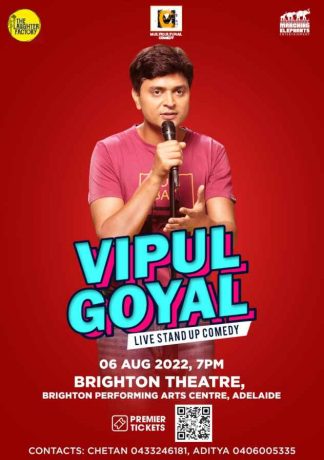 Vipul Goyal Live Stand Up Comedy in Adelaide