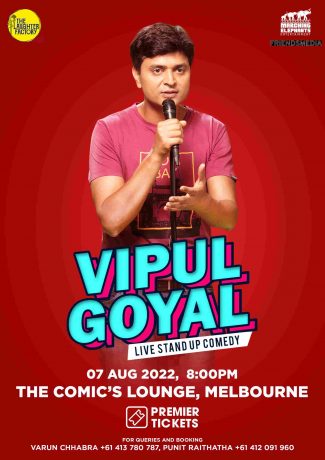 Vipul Goyal Live Stand Up Comedy in Melbourne