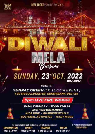 Desi Rocks Brisbane Diwali Mela 2022
