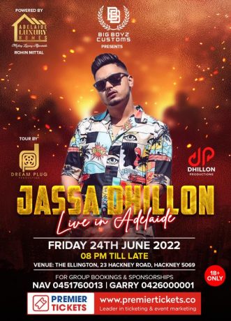 Jassa Dhillon - Live In Adelaide