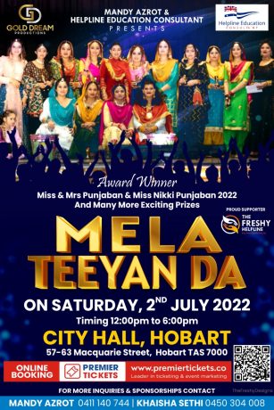 Mela Teeyan Da 2022 - Hobart