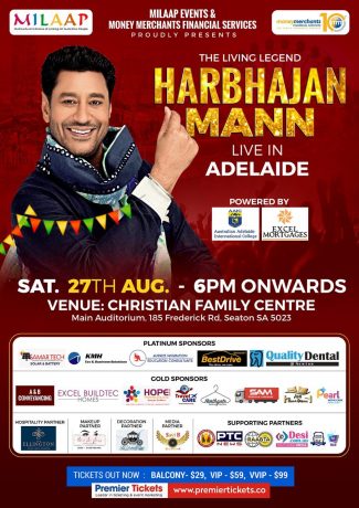 The Living Legend Harbhajan Mann Live in Concert 2022 - Adelaide
