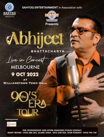 The Legendry Abhijeet Bhattacharya Live in Concert Melbourne 2022