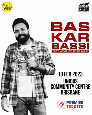 Stand up Comedy by Anubhav Singh Bassi in Brisbane 2023