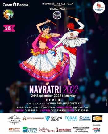 Navratri Garba 2022 in Perth