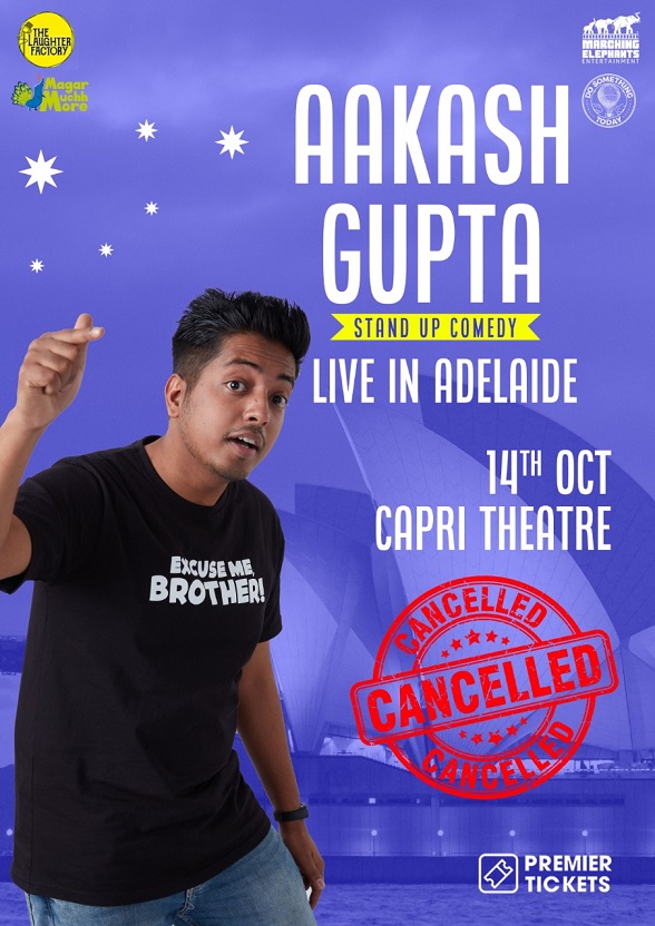 Standup Comedy by Aakash Gupta Live in Adelaide 2022