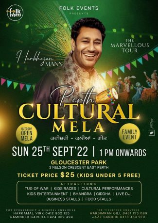 Perth Cultural Mela 2022 - HARBHAJAN MANN