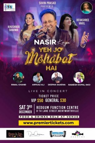 NASIR KOYA - Yeh Jo Mohabat Hai - Live In Concert