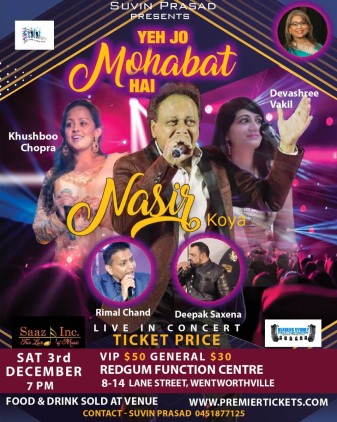 NASIR KOYA - Yeh Jo Mohabat Hai - Live In Concert