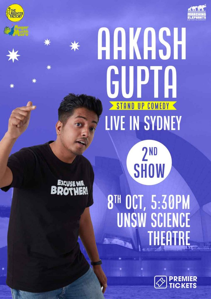 Standup Comedy by Aakash Gupta Live in Sydney 2022 – 2nd Show