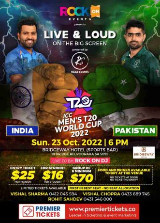 ICC Men's T20 World Cup 2022 - IND vs PAK