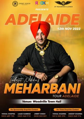 Inderjit Nikku Live Concert Meharbani - Adelaide