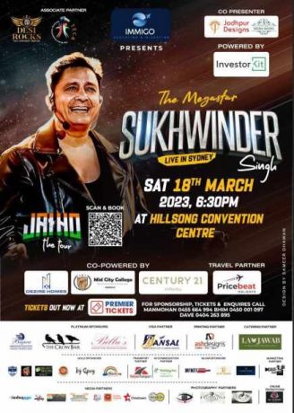 Megastar Sukhwinder Singh Live in Concert Sydney 2023