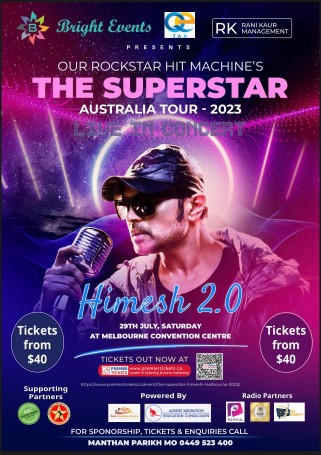 THE SUPERSTAR HIMESH 2.0 - Live in Concert Melbourne 2023