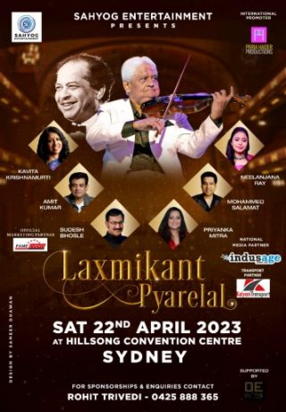 Laxmikant Pyarelal Live in Concert Sydney 2023