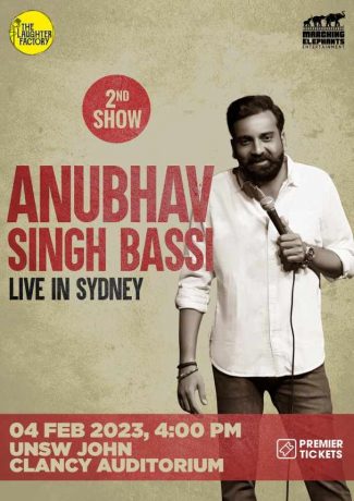 Anubhav Singh Bassi Live in Sydney 2023 - 2nd Show